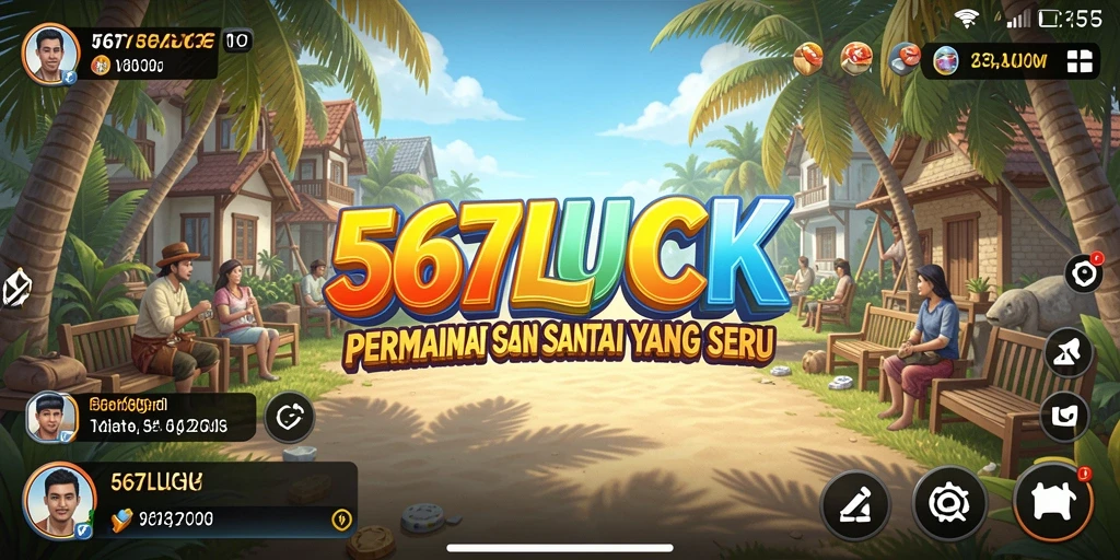 Tampilan gameplay seru dalam 567LUCK yang menarik.