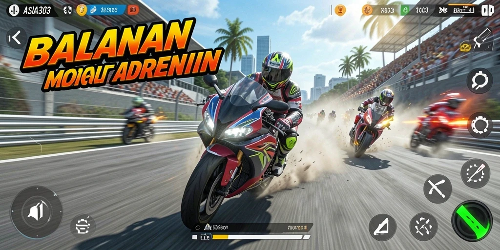 Tampilan balapan epik dalam ASIA303 yang penuh adrenalin.
