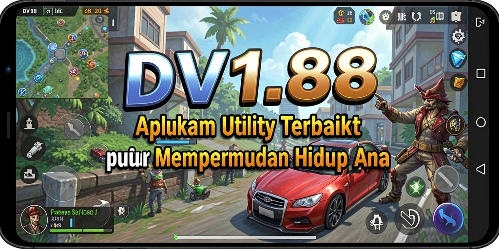 Screenshot DV188 menunjukkan antarmuka pengguna yang bersih dan fungsional.