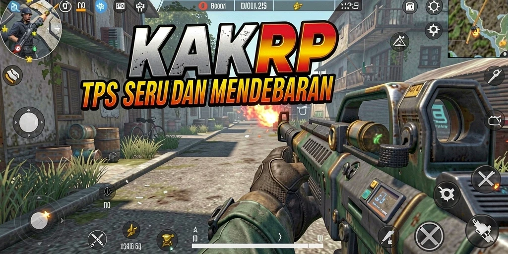 Tampilan aksi mendebarkan dalam gameplay TPS KAKRP.