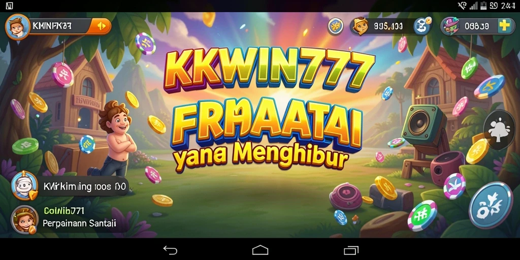 Gameplay seru dan menghibur di KKWIN777 dengan tampilan warna-warni.