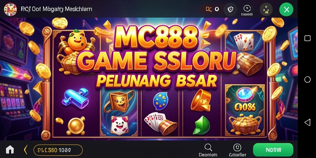 Tangkapan layar gameplay MC888 saat berputar di mesin Slot.