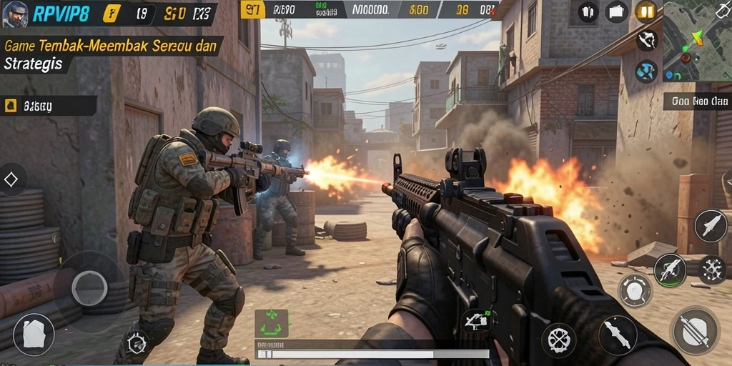 Tampilan seru dari gameplay RPVIP8 yang penuh aksi dan strategi.